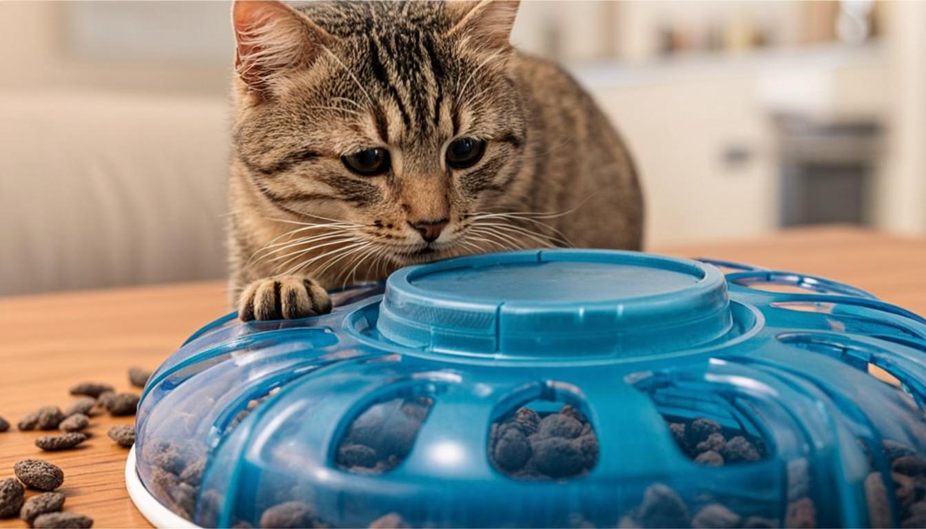 Catit Senses 2.0 Digger — Slow-Feeding Treat Puzzle for Indoor Cats