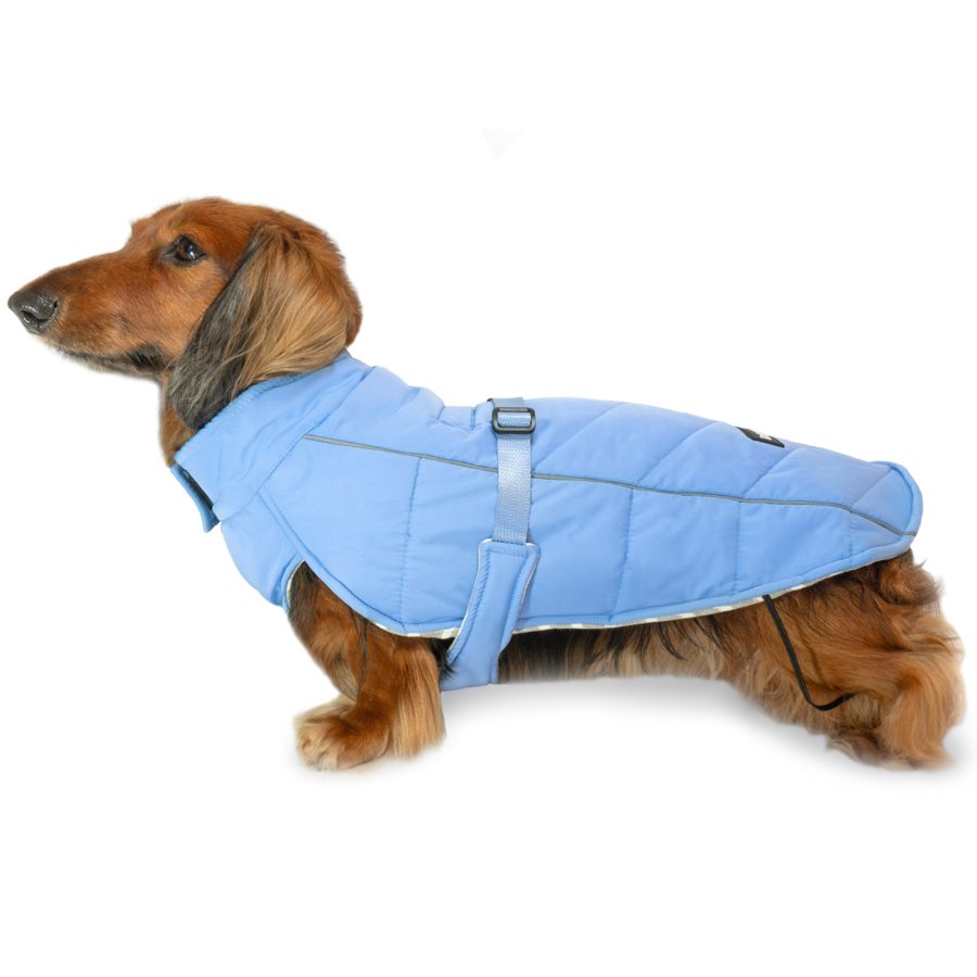 Insulated Dog Winter Coat — Waterproof Shell with Harness Port